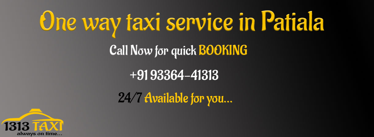 One way taxi service in Patiala